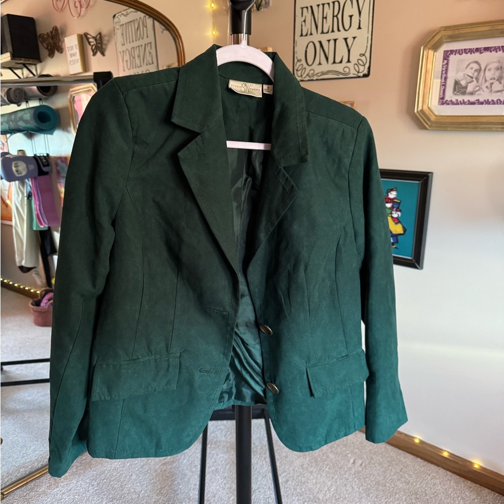 Only Forest Green Women's Blazer